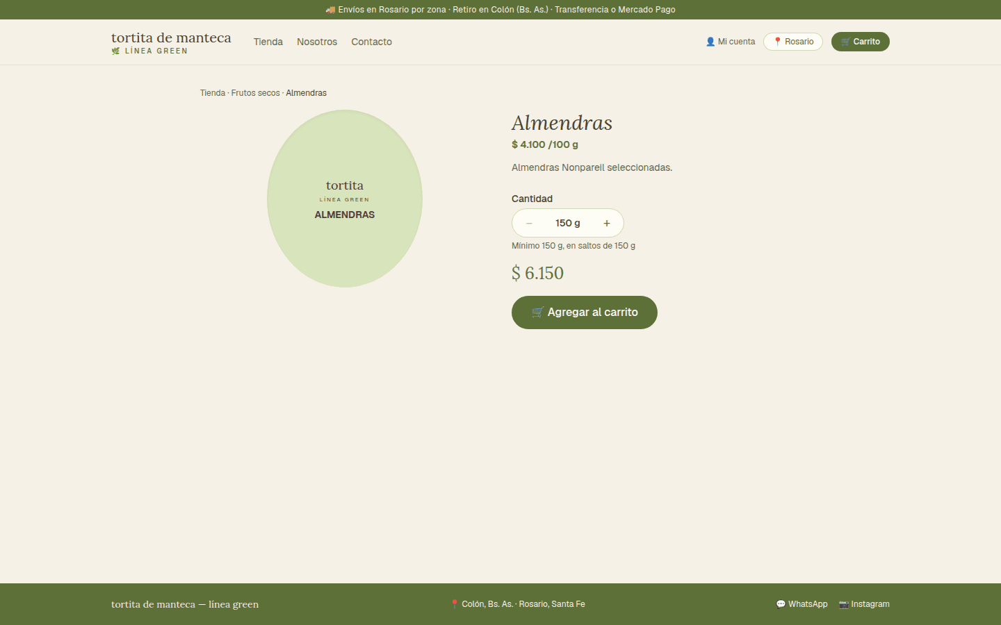 Configurable bulk sales